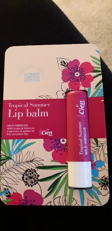 Cien Tropical Summer Lip Balm Wild Hibiscus Inci Beauty