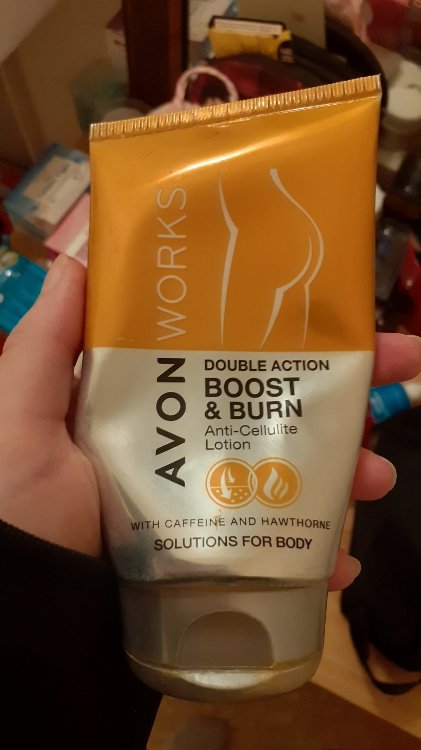Avon Works Double Action Boost & Burn Anti-cellulite Lotion with Caffeine -  150 ml - INCI Beauty