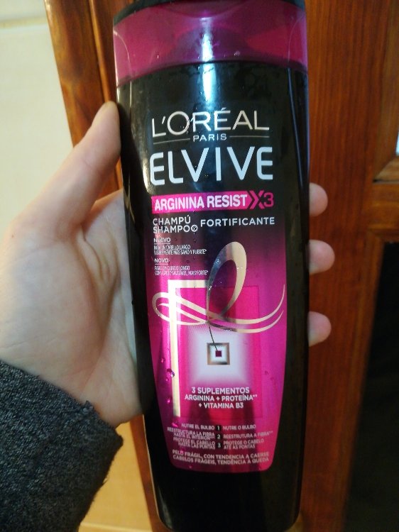 L'Oréal Elvive Champú revitalizante arginina resist x3 - Cabello 370ml - 370 ml - INCI Beauty