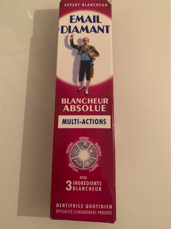 Email diamant Dentifrice Double Blancheur - 75 ml - INCI Beauty