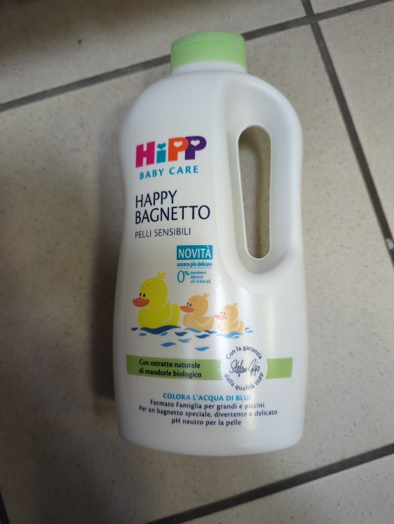 HiPP Happy Bagnetto con Estratto Naturale di Mandorle Biologico - Colora  l'Acqua di Blui - 1 L - INCI Beauty