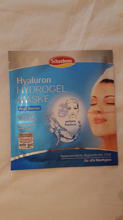 Schaebens Maske Hyaluron Hydrogel Inci Beauty