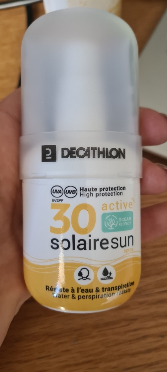 cassette Rechtdoor Noodlottig Decathlon Spray Protection Solaire Sun Active SPF 30 - 50 ml - INCI Beauty