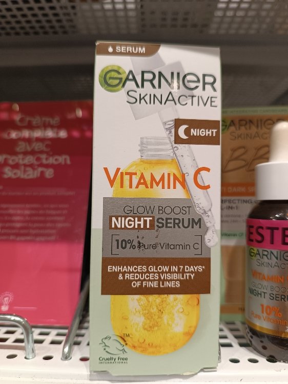 Garnier SkinActive Yöseerumi Vitamin C Glow Boost 10% - 30 ml - INCI Beauty