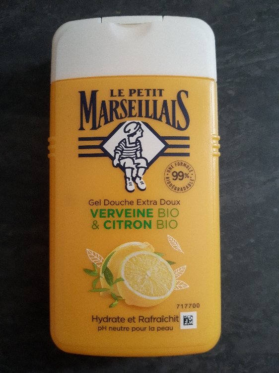 Gel Douche Bio Énergisant Verveine Citron Le Petit Marseillais 250 ml