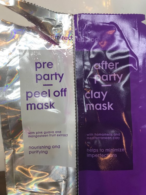 Onderdrukker Communistisch deadline Hema Pre Party Peel off mask / After Party clay mask - INCI Beauty