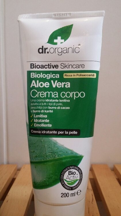 Uithoudingsvermogen paneel censuur Dr. Organic Organic Aloe Vera Crema corpo - Crème corps - INCI Beauty