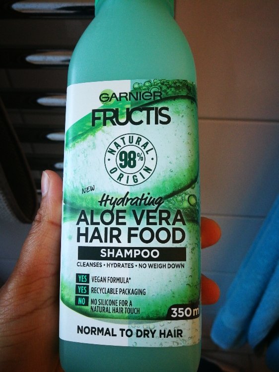 Garnier Fructis Shampoo Aloe Vera Hair Food - Normal to Dry Hair - 350 ml -  INCI Beauty