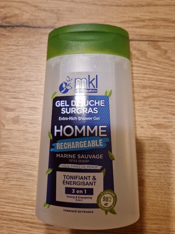 Gel douche Homme - Marine Sauvage - Fabriqué en France - MKL Green