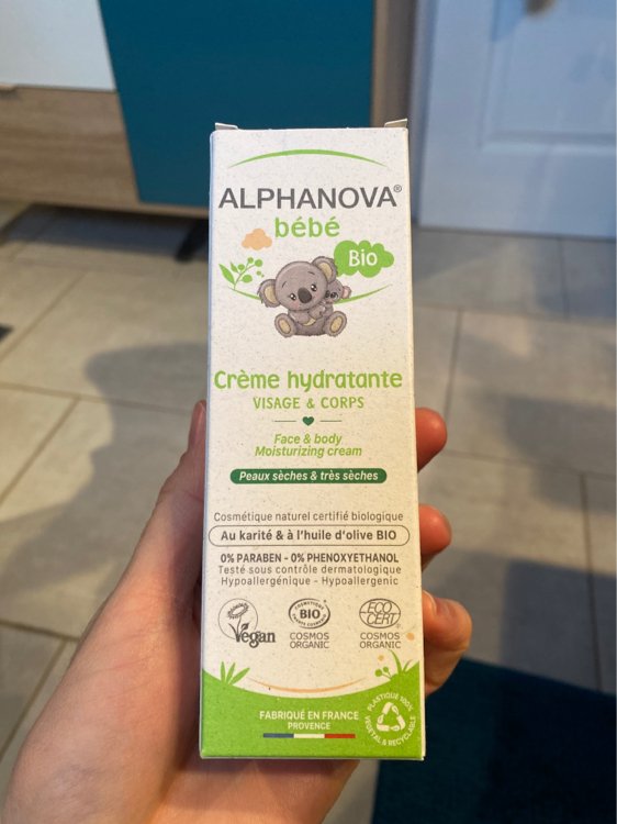 Alphanova Bébé Crème Hydratante Visage et Corps Bio 75ml