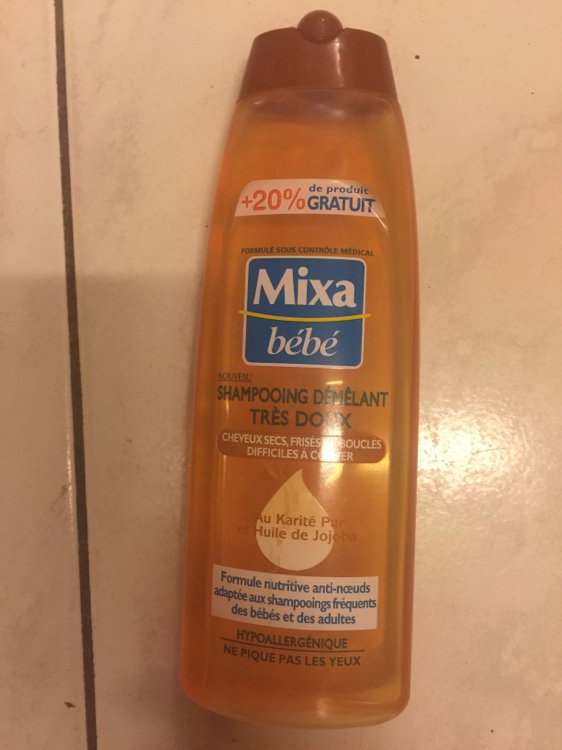 Mixa Bebe Shampoing Demelant Tres Doux Inci Beauty