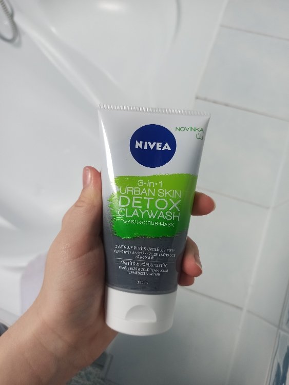 Nivea 3-in-1 Skin Detox Claywash - Scrub Mask - 150 ml -