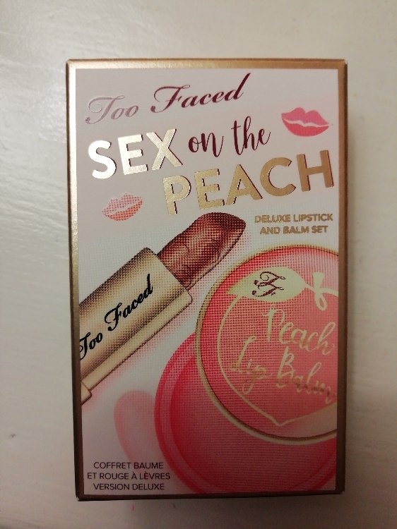 Too Faced Sex On The Peach Deluxe Coffret Lèvres Peaches And Cream