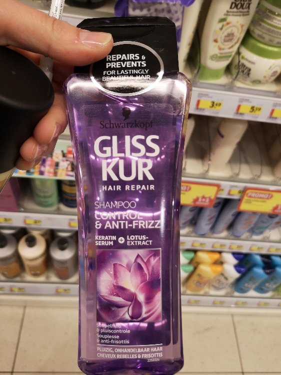 Schwarzkopf Gliss Kur hair Shampoo control & anti-frizz - INCI