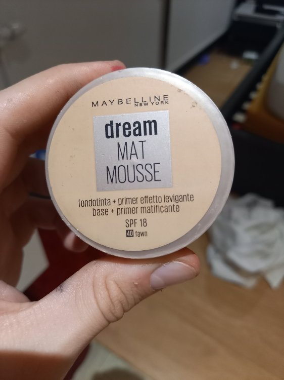 Maybelline Fond de Teint - Dream Mat Mousse - 40 Beige Doré - Gemey - INCI  Beauty