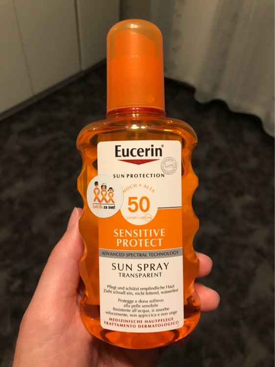 Eucerin Sensitive Protect Sun Spray Transparent - 200 ml - SPF - INCI Beauty