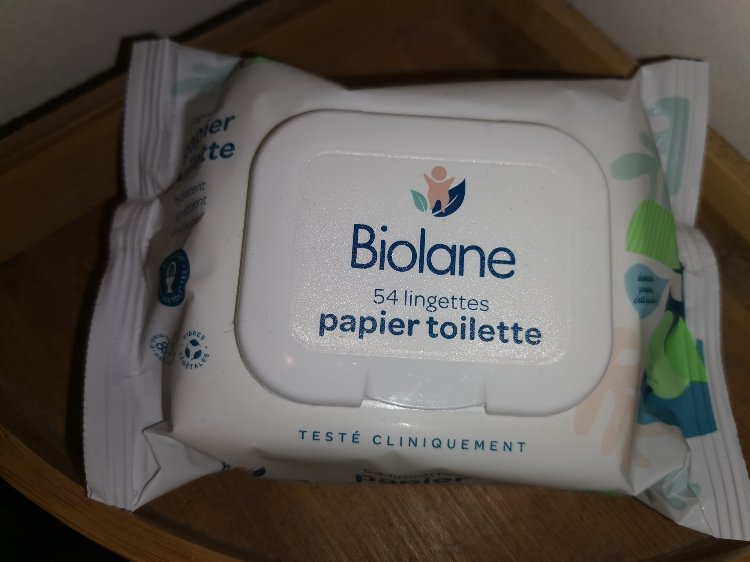 Lingettes papier toilette x54 BIOLANE