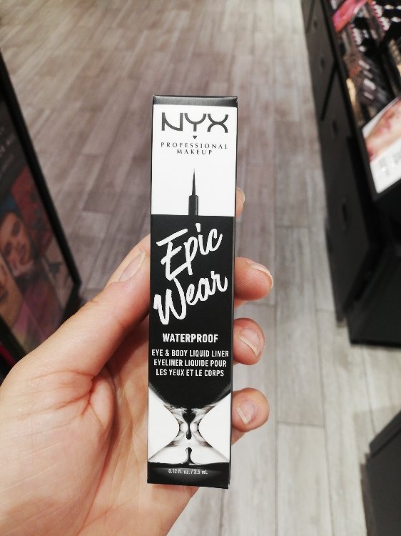 NYX Cosmetics Eyeliner Epic - Black 01 Semi 3,5 Liquid - INCI Liner Wear Permanent ml Beauty