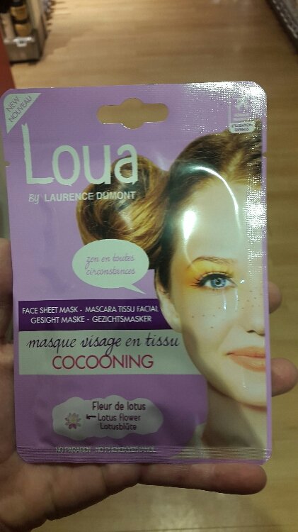 Loua Masque Visage En Tissu Cocooning Inci Beauty