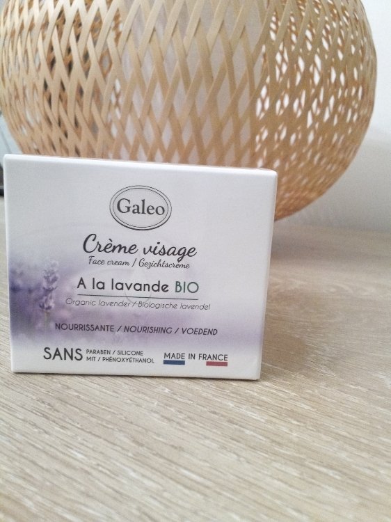 Galeo Crème visage à la lavande bio 50 ml Crème visage - 50 ml