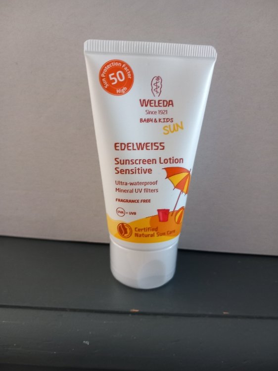 Weleda - Edelweiss baby & kids - crème solaire SPF 50 - peaux