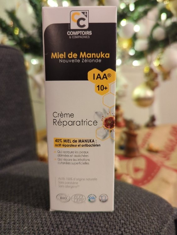 Crème réparatrice 40 % miel de Manuka bio, Comptoirs et Co - 40 ml