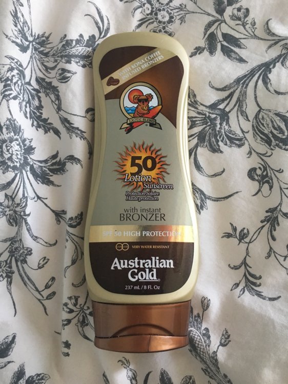 Australian Gold Sunscreen with Bronzer - SPF 50 237 ml Beauty