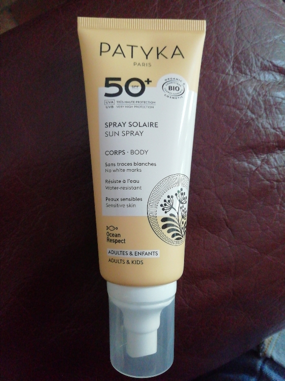 patyka body sun spray