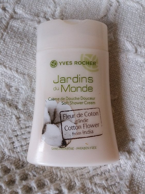 Yves Rocher Jardins du Monde - Crème de douche douceur Fleur de coton  d'Inde - INCI Beauty