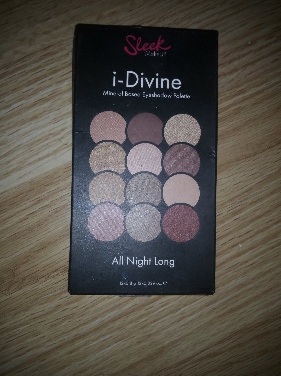 faldskærm kapok overdrivelse Sleek MakeUp I-Divine eyeshadow pallete - All Night Long - INCI Beauty