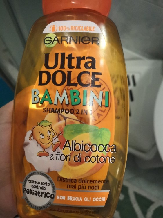 Garnier Ultra Shampoo 2 in 1 Albicocca & fiori di cotone - INCI