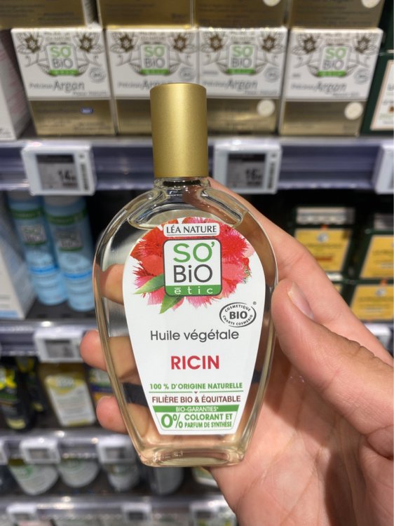 LÉA NATURE SO BiO étic Huile Végétale de Ricin Bio, 50 ml
