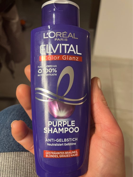 Gå en tur bremse Beundringsværdig L'Oréal Elvital Shampoo Color Glanz Purple - INCI Beauty
