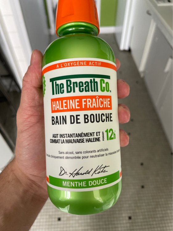 The Breath Co. Bain de Bouche Sans Alcool Menthe Douce - 500 ml - INCI  Beauty