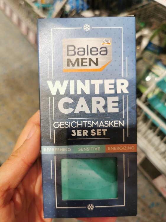 Balea Men 3er Set Winter Care Gesichtsmaske - 48 ml - INCI Beauty