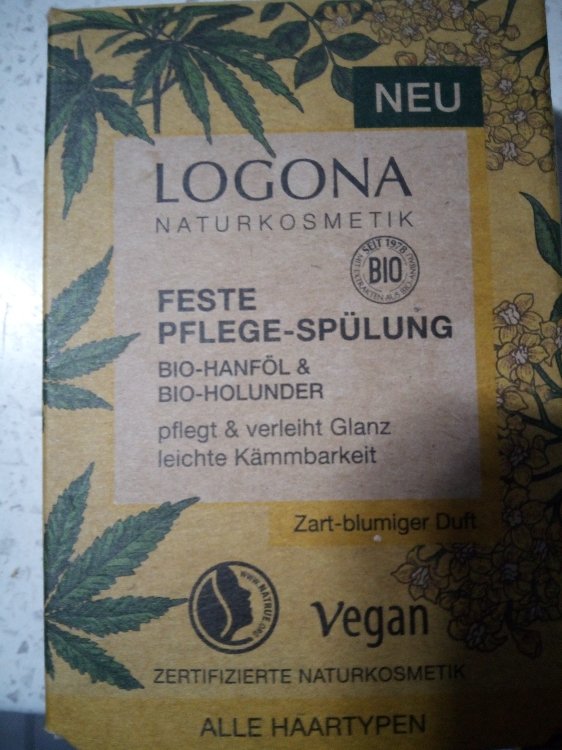 Logona Feste Pflege Spülung Bio Hanf & Bio Holunder - INCI Beauty