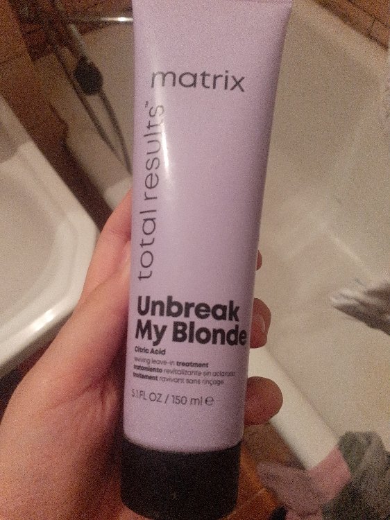 Matrix Matrix - Total Results Unbreak My Blonde Leave-in-treatment ...
