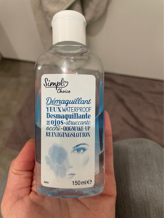 Simply Choice Démaquillant Yeux Waterproof - 150 ml - INCI Beauty