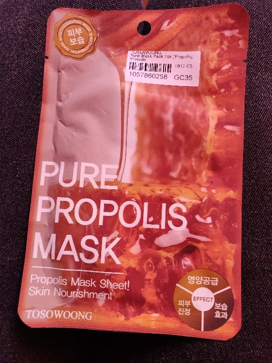 Lav et navn glæde Grønland Tosowoong Pure propolis Mask - INCI Beauty