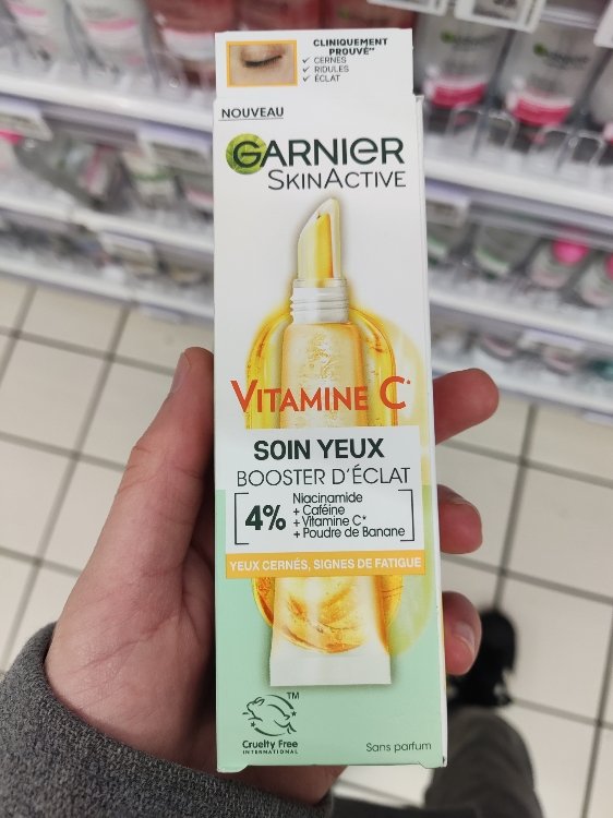 Garnier Skinactive Vitamine C Soin Yeux Booster DÉclat 15ml Inci Beauty 7445