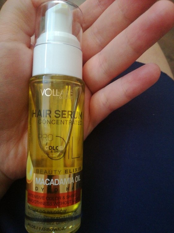 Vollare Hair Serum Concentrated Pro Color & Shine with Macadamia Oil - 30  ml - INCI Beauty