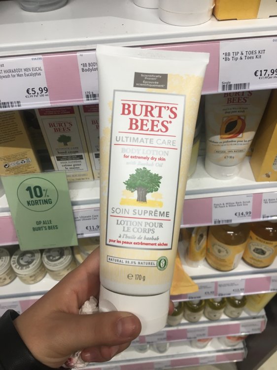 Burt's Bees Ultimate Care Body with Oil - 170 g - INCI Beauty