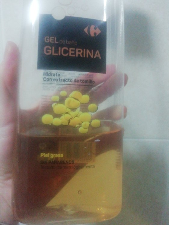 Gel de baño glicerina - Carrefour - 750 ml