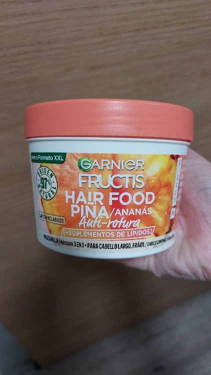 Garnier - Masque 3 en 1 Fructis Hair Food - Ananas : Cheveux longs et  fragiles