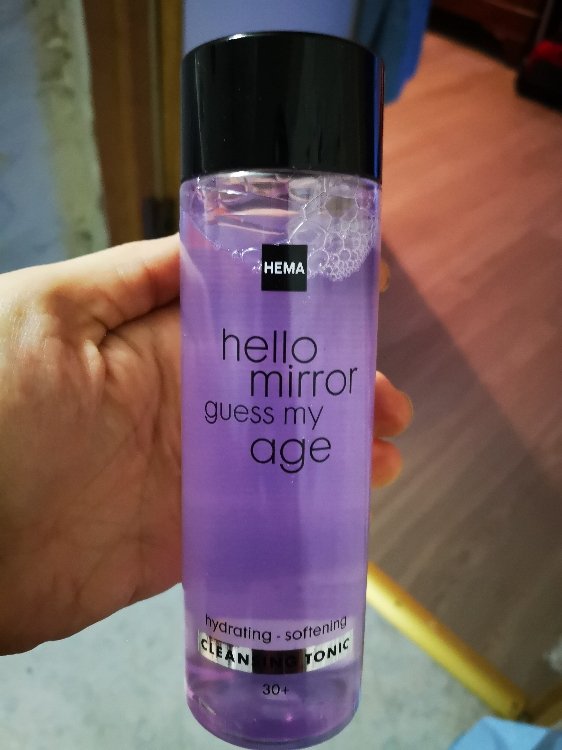 bank Notitie Gemarkeerd Hema Hello mirror guess my age - Cleansing tonic - INCI Beauty