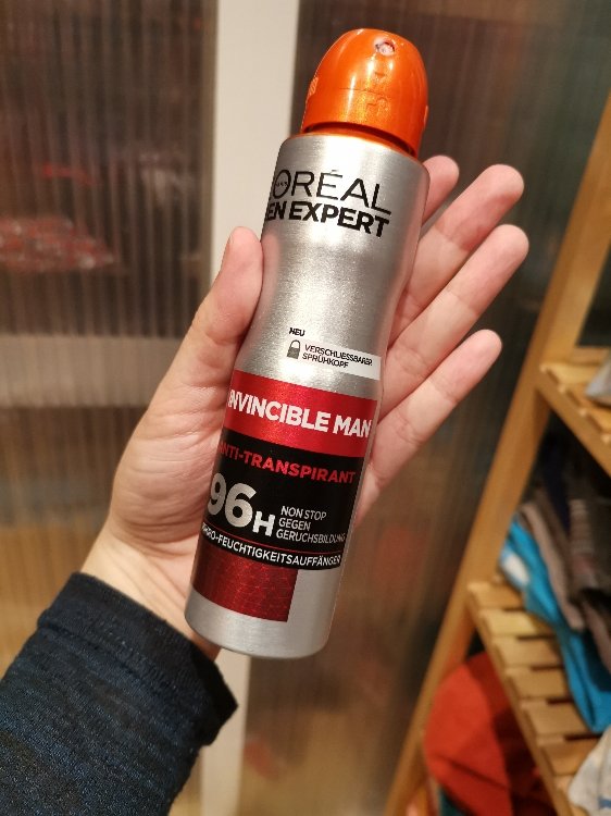Men Deo Spray Invincible Man 150 ml - INCI