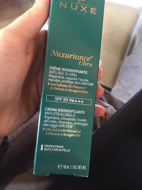 nuxe nuxuriance ultra crème redensifiante anti age global spf 20)