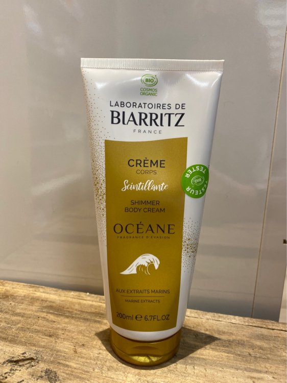 Laboratoires de Biarritz Crème Corps Scintillante Océane Certifiée Bio –  Nourrit et Illumine la Peau - 200 ml - INCI Beauty