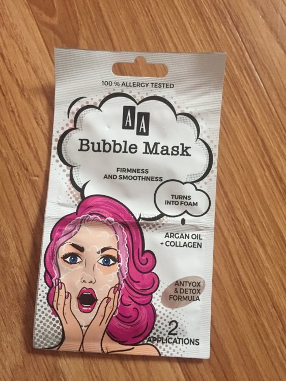 AA Bubble Mask Firmness smoothness Argan + collagen -