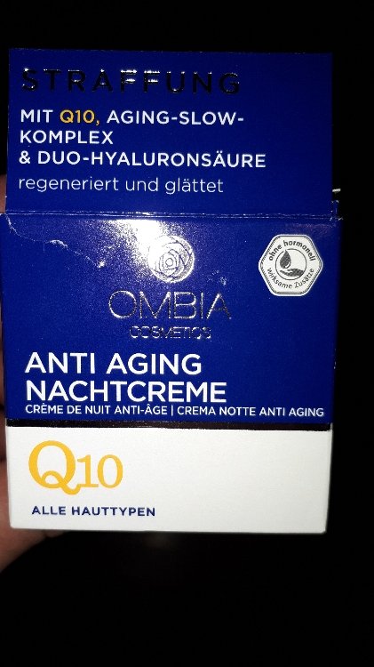 open haard Lijken vertrouwen Ombia Anti Aging Nachtcreme Q10 - INCI Beauty
